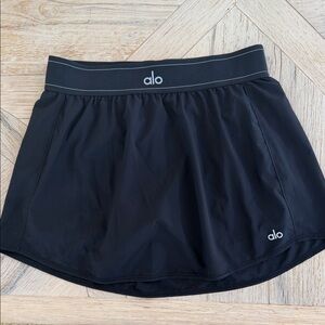 Alo Black Matchpoint tennis skirt Medium